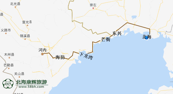 東興到越南旅游,廣西北海旅行社,