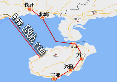 從欽州到海南旅游怎么走,廣西北?？递x旅行社,