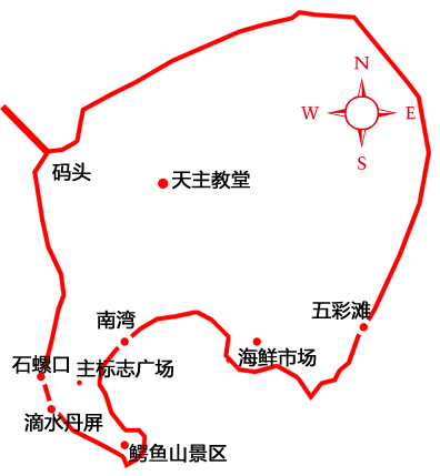 貴港到潿洲島旅游團價格_路線