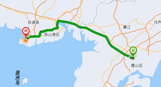 湛江,到,北海,有,多,遠(yuǎn),怎么,走,